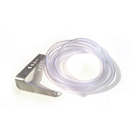 Piastrina MRP supporto tubi sfiati carburatore, per Vespa VNA, VBA, TS, GT, Sprint, Super, 160 GS, 180 SS, Rally, PX, PE, Lusso, T5, Cosa, acciaio inox, incl. tubo (Ø 4mm/7mm)