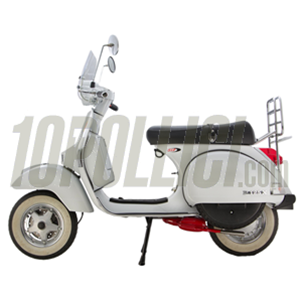 Marmitta SIP ROAD 2.0 "Sport Style" Vespa PX125-150, TS - Rossa