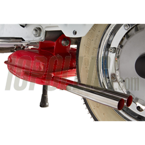 Marmitta SIP ROAD 2.0 "Sport Style" Vespa PX125-150, TS - Rossa