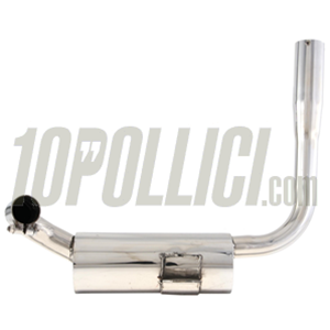 Marmitta SIP "Vintage" Vespa 160 GS, 180 SS - acciaio inox