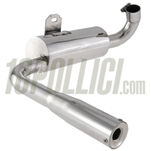 Marmitta SIP "Vintage" Vespa 160 GS, 180 SS - acciaio inox