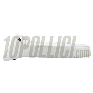Sella SIP "Longtail" per Vespa GT, Super, TS, Sprint, anche su 160 GS, 180 SS, Rally sostituendo il serbatoio - BIANCA