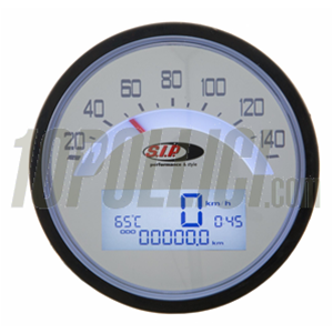 Speedometer rev counter SIP 2.0 for Lambretta LI 125-150 1 e 2 serie, TV 175 1 serie, 14.000rpm, face: white