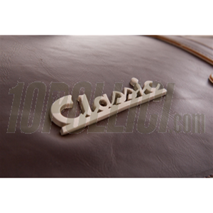 Bag SIP CLASSIC for rack Vespa, 480x300x270mm, 35 liters, real-leather imitation, brown