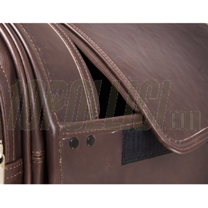 Bag SIP CLASSIC for rack Vespa, 480x300x270mm, 35 liters, real-leather imitation, brown