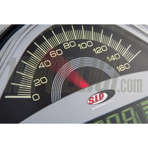 Speedometer rev counter SIP for Vespa 125-300cc GTS, GTS Super, GTS Super Sport, i.e. <'14, 160Km/h-mph, 16.000rpm, face silver, white numbers