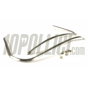 Decorative trims sidepanel Vespa 125 VNB 3-5T, 150 VBB 1T 71001-> VBB 2T, aluminium, 2 pcs