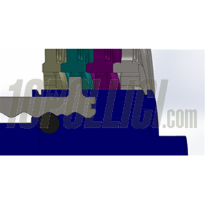 Cruciform CRIMAZ Racing Vespa 50, Special, 125 ET3 Primavera, PK50-125, XL, XL2, ETS - 6 innesti