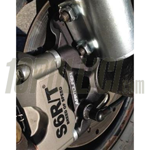 Axle seating AF Parts TOURER for Vespa PX 20mm, for Stage 6 and ADELIN brake caliper - black