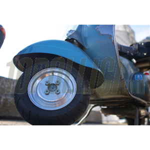 Alloy wheel rim SIP silver 2.15-8" tubeless Vespa 98, 125 V1-15, V30-33, VU, VM, VN, VNA, Hoffmann, VNB, ACMA, 50 VL, VB, VBA, VBB