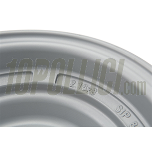 Alloy wheel rim SIP silver 2.15-8" tubeless Vespa 98, 125 V1-15, V30-33, VU, VM, VN, VNA, Hoffmann, VNB, ACMA, 50 VL, VB, VBA, VBB