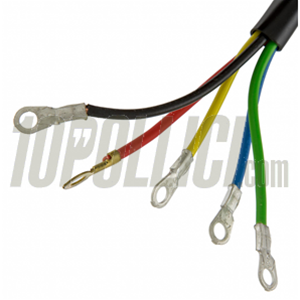 Piatto statore SIP per Vespa 90 2°, R, SS, 125 VMA, Primavera, anche per Vespa 50 N, L, R, Special, SS, per bobina esterna, con puntine lunghe, 5 cavi, 3 bobine, 6V/25W, per luce stop/abbaglianti
