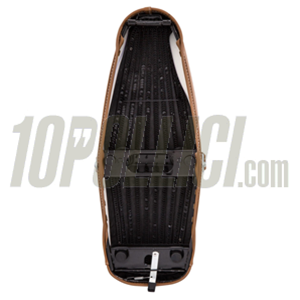 Seat SIP "Classic" for Vespa 50, Special, 90, 125 ET3 Primavera - BROWN