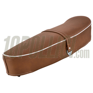 Seat SIP "Classic" for Vespa 50, Special, 90, 125 ET3 Primavera - BROWN