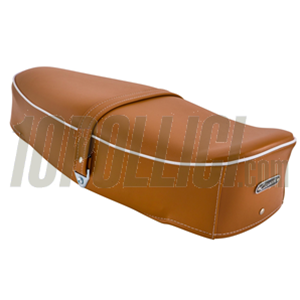 Sella SIP "Classic" per Vespa 125 VNA, VNB, GT, GTR, Super, TS, 150 VBA, VBB, GL, Sprint, Super - MARRONE CHIARO