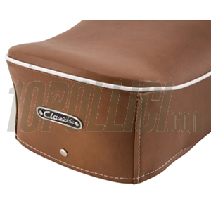Sella SIP "Classic" per Vespa 125 VNA, VNB, GT, GTR, Super, TS, 150 VBA, VBB, GL, Sprint, Super - MARRONE