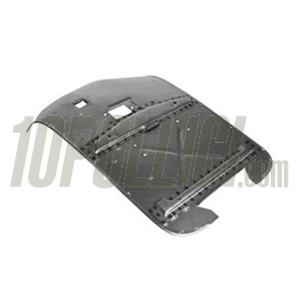Pedana in lamiera Vespa PX 2 serie, foro pedale freno quadrato