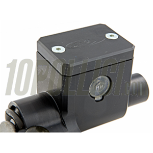 Brake master cylinder SIP Glorious Basterd Vespa PX MY, '98, '11 - Ø 12 mm, aluminium, black anodized