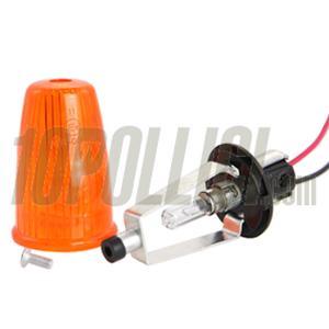 Indicator handle bar ends SIP, yellow, with e-mark