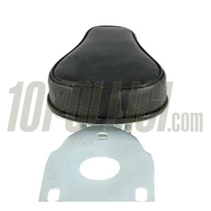 Child Safety Seat, for Vespa 125 VNA, GT, TS, 150 VBA, Super, Sprint, PX, PE, artificial leather, black