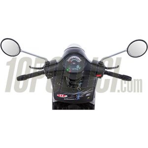 Speedometer rev counter SIP for Vespa 125-300cc GTS, GTS Super '14, 160Km/h-mph, 16.000rpm, face black, white numbers