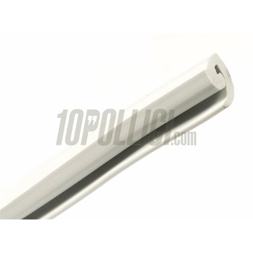 Rubber side panels ARIETE for Vespa V30, V33T, VM1-2T, VN1-2T, VNA, VNB, VL, VB1T, VBA, VBB, GS150, grey, l=3000 mm