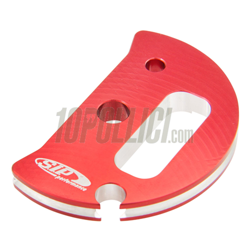 Throttle roll SIP Vespa 125 VNB3-6, 150 VB1, VBA, VBB, VGLA-B, T3-T4, GS VS2-5, 160 GS, Ø 44 mm, short stroke, aluminium, CNC machined, red anodized