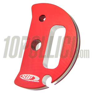 Throttle roll SIP Vespa 125 VNB3-6, 150 VB1, VBA, VBB, VGLA-B, T3-T4, GS VS2-5, 160 GS, Ø 44 mm, short stroke, aluminium, CNC machined, red anodized