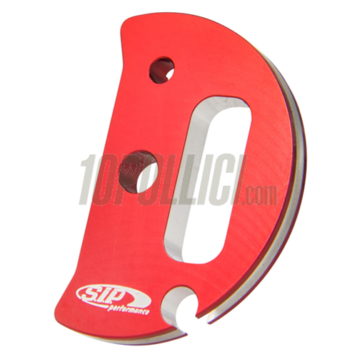 Throttle roll SIP Vespa 125 VNB3-6, 150 VB1, VBA, VBB, VGLA-B, T3-T4, GS VS2-5, 160 GS, Ø 44 mm, short stroke, aluminium, CNC machined, red anodized