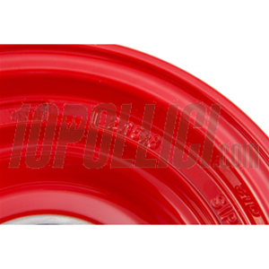 Alloy wheel rim SIP red 2.15-8" tubeless Vespa 98, 125 V1-15, V30-33, VU, VM, VN, VNA, Hoffmann, VNB, ACMA, 50 VL, VB, VBA, VBB