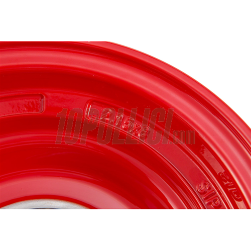 Alloy wheel rim SIP red 2.15-8" tubeless Vespa 98, 125 V1-15, V30-33, VU, VM, VN, VNA, Hoffmann, VNB, ACMA, 50 VL, VB, VBA, VBB