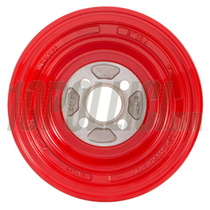 Alloy wheel rim SIP red 2.15-8" tubeless Vespa 98, 125 V1-15, V30-33, VU, VM, VN, VNA, Hoffmann, VNB, ACMA, 50 VL, VB, VBA, VBB