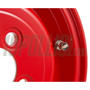 Alloy wheel rim SIP red 2.15-8" tubeless Vespa 98, 125 V1-15, V30-33, VU, VM, VN, VNA, Hoffmann, VNB, ACMA, 50 VL, VB, VBA, VBB