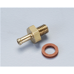 Raccordo M6x1, foro interno 1,5 mm, per pompa benzina a depressione e miscelatore