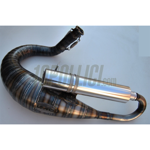 Racing exhaust VMC 52 Girata Vespa 50, 90, 125 ET3 Primavera, PK - for 180° cylinders