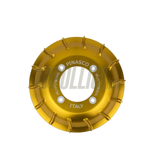 Ventola PINASCO FLYTECH in alluminio CNC oro Vespa Largeframe