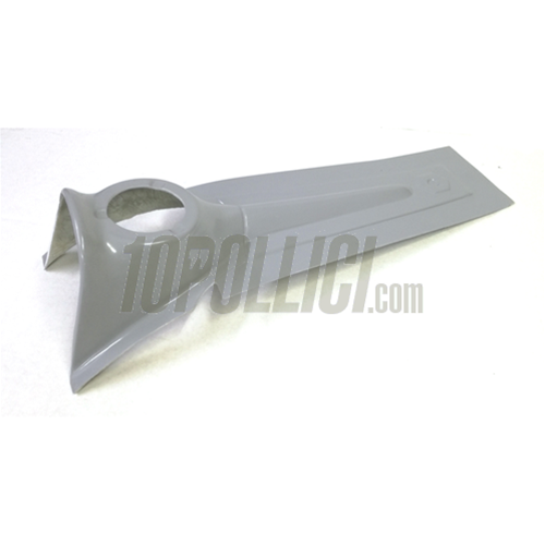 Horncover TOMAS COMPOSITI Vespa 50, 90, 125 ET3 Primavera, hexagonal emblem, fiberglass