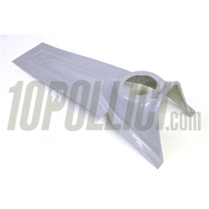 Horncover TOMAS COMPOSITI Vespa 50, 90, 125 ET3 Primavera, hexagonal emblem, fiberglass