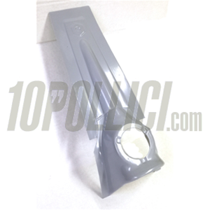 Horncover TOMAS COMPOSITI Vespa 50, 90, 125 ET3 Primavera, hexagonal emblem, fiberglass