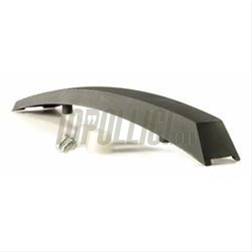 Mudguard crest square, for Vespa PX 125-200 E, `98, MY, PX, PE, pin distance: 95mm, plastic, grey