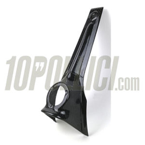 Horncover TOMAS COMPOSITI Vespa 50, 90, 125 ET3 Primavera - hexagonal emblem, carbon fiber