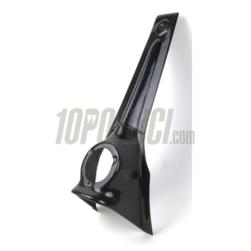 Horncover TOMAS COMPOSITI Vespa 50, 90, 125 ET3 Primavera - hexagonal emblem, carbon fiber