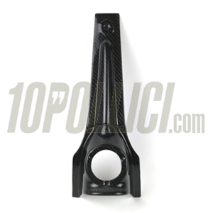 Horncover TOMAS COMPOSITI Vespa 50, 90, 125 ET3 Primavera - hexagonal emblem, carbon fiber