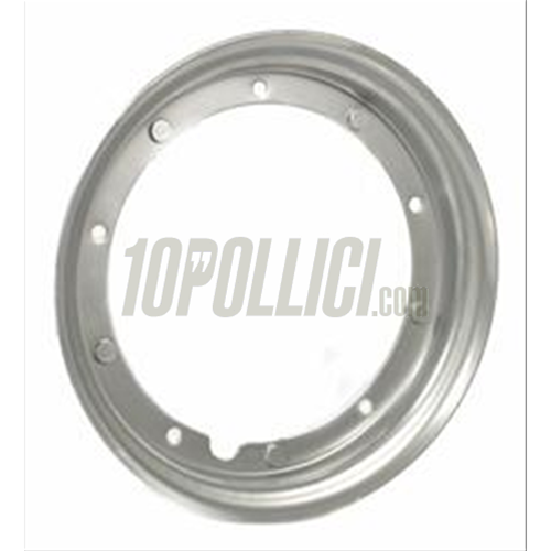 Steel wheel rim 2.50-10 decomposable Piaggio COSA - narrow half
