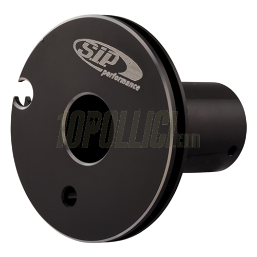Throttle roll SIP Vespa 50, 90, 125, PV, GT, GTR, Super, GL, Sprint, Veloce, Super, Rally, Ø 47mm, short stroke, aluminium, CNC machined, black anodized