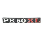 Targhetta PK50 XL per cofani laterali Vespa PK 50 XL
