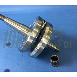 Crankshaft FABBRI RACING full circle, billet conrod 126, stroke 57, for Quattrini 244, Vespa PX 200