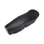 Seat Lambretta 125 LI 3°, LI S, 150 LI 3°, LI S, SX, 175 TV3°, 200 SX, black, with belt