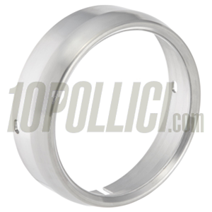Headlamp rim for SIP PERFORMANCE LED headlight for Vespa Sprint Veloce, GTR, TS, Rally 180-200, aluminium