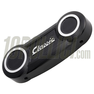 Hub cover SIP CLASSIC Vespa PK 50-125, S, XL, XL2, Automatica, PX, PE, Lusso, `98, MY, T5, Cosa, adatto anche per LML Star 125-200 2T, 4T, Star 125, Lite 4T, Automatica, CVT, aluminium CNC, black anodised